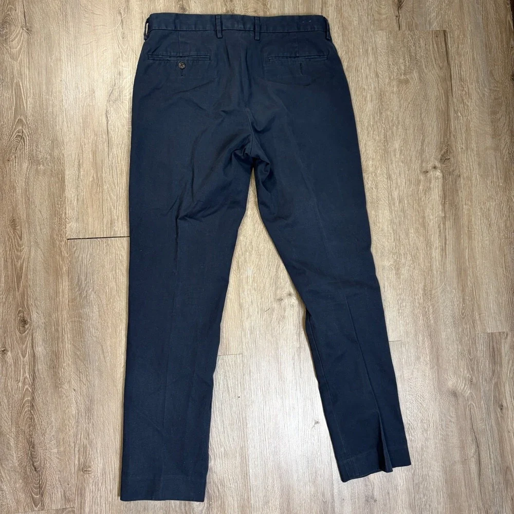 Lot of J Crew Mens Pants 32x32 (32x31) Green Blue 484 Slim Tapered